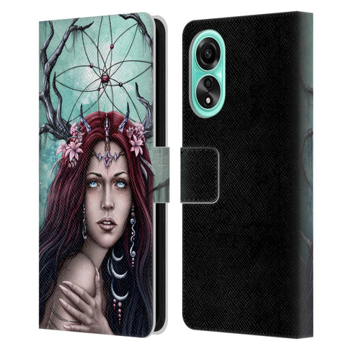 Sarah Richter Fantasy Fairy Girl Leather Book Wallet Case Cover For OPPO A78 5G