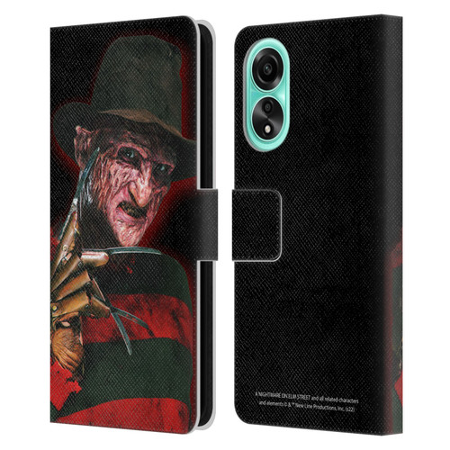 A Nightmare On Elm Street 2 Freddy's Revenge Graphics Key Art Leather Book Wallet Case Cover For OPPO A78 5G
