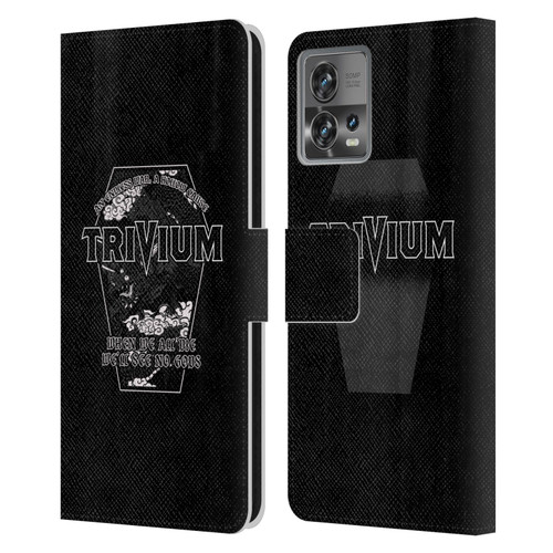 Trivium Graphics No Gods Leather Book Wallet Case Cover For Motorola Moto Edge 30 Fusion