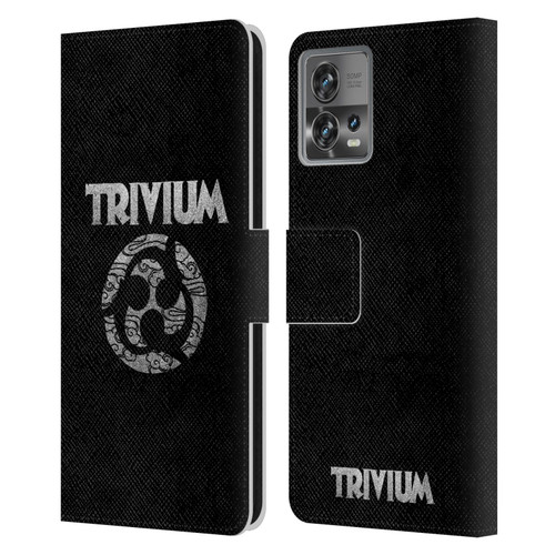 Trivium Graphics Swirl Logo Leather Book Wallet Case Cover For Motorola Moto Edge 30 Fusion