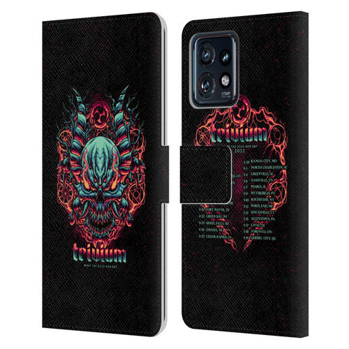 Trivium Graphics What The Dead Men Say Leather Book Wallet Case Cover For Motorola Moto Edge 40 Pro
