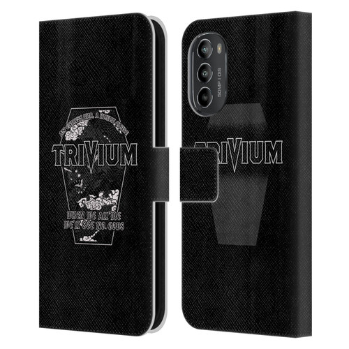 Trivium Graphics No Gods Leather Book Wallet Case Cover For Motorola Moto G82 5G