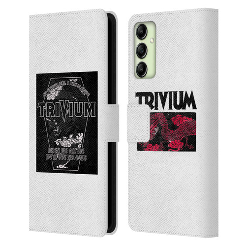Trivium Graphics Double Dragons Leather Book Wallet Case Cover For Samsung Galaxy A14 5G