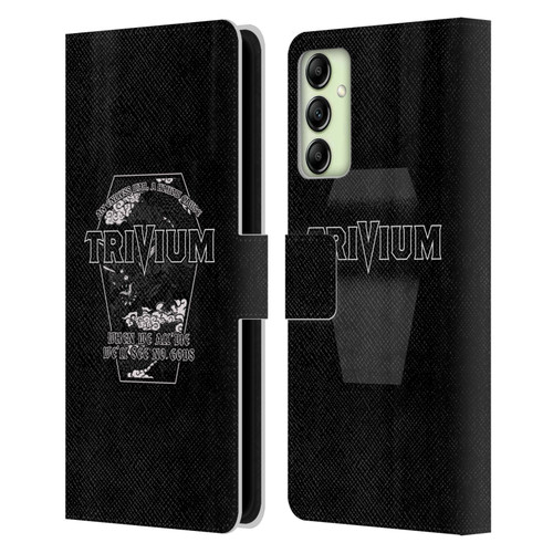 Trivium Graphics No Gods Leather Book Wallet Case Cover For Samsung Galaxy A14 5G
