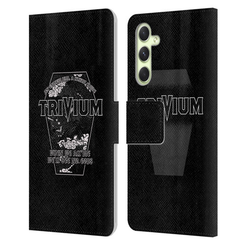 Trivium Graphics No Gods Leather Book Wallet Case Cover For Samsung Galaxy A54 5G