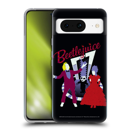 Beetlejuice Graphics Betelgeuse And Lydia Soft Gel Case for Google Pixel 8