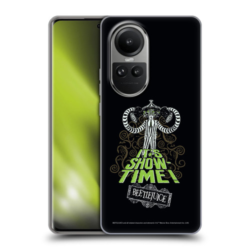 Beetlejuice Graphics Show Time Soft Gel Case for OPPO Reno10 5G / Reno10 Pro 5G