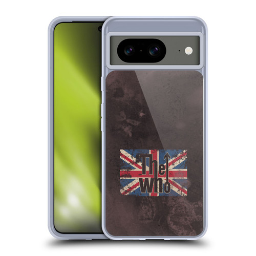 The Who Band Art Union Jack Distressed Look Soft Gel Case for Google Pixel 8