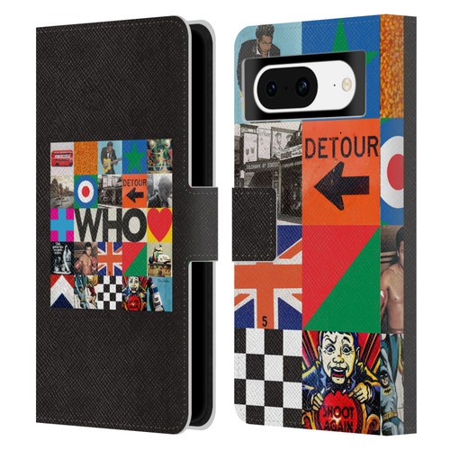 The Who 2019 Album Square Collage Leather Book Wallet Case Cover For Google Pixel 8
