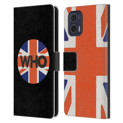 The Who 2019 Album UJ Circle Leather Book Wallet Case Cover For Motorola Moto G73 5G