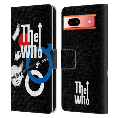 The Who Band Art Maximum R&B Leather Book Wallet Case Cover For Google Pixel 7a