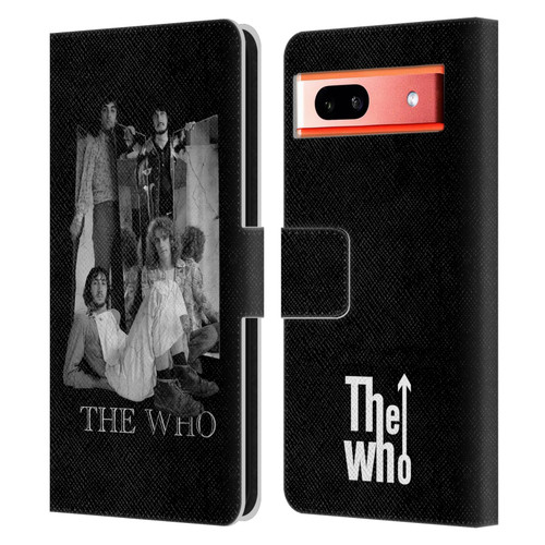 The Who Band Art Mirror Mono Distress Leather Book Wallet Case Cover For Google Pixel 7a