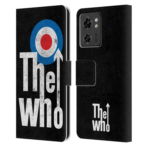 The Who Band Art Classic Target Logo Leather Book Wallet Case Cover For Motorola Moto Edge 40