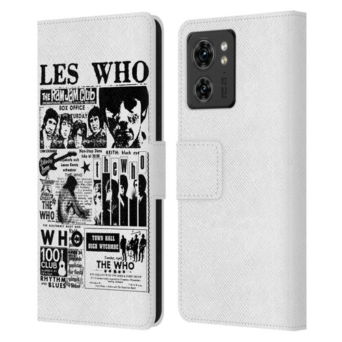The Who Band Art Les Who Leather Book Wallet Case Cover For Motorola Moto Edge 40