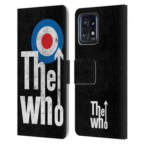 The Who Band Art Classic Target Logo Leather Book Wallet Case Cover For Motorola Moto Edge 40 Pro