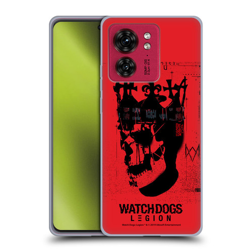Watch Dogs Legion Street Art Ded Sec Skull Soft Gel Case for Motorola Moto Edge 40