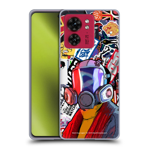 Watch Dogs Legion Street Art Granny Stickerbomb Soft Gel Case for Motorola Moto Edge 40