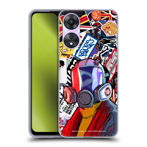 Watch Dogs Legion Street Art Granny Stickerbomb Soft Gel Case for OPPO A78 4G