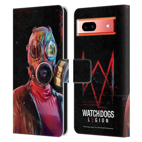 Watch Dogs Legion Key Art Alpha2zero Leather Book Wallet Case Cover For Google Pixel 7a