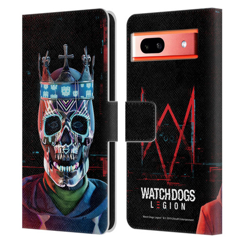 Watch Dogs Legion Key Art Ded Sec Leather Book Wallet Case Cover For Google Pixel 7a