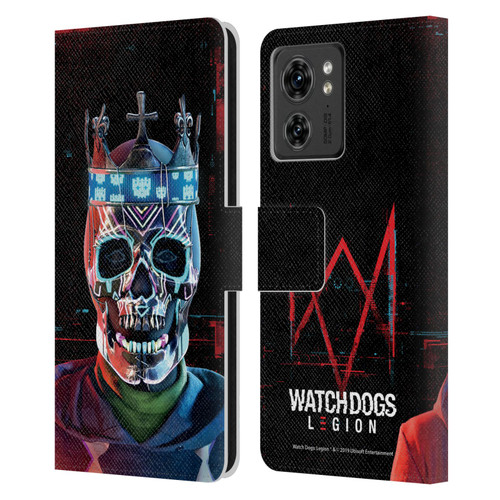 Watch Dogs Legion Key Art Ded Sec Leather Book Wallet Case Cover For Motorola Moto Edge 40