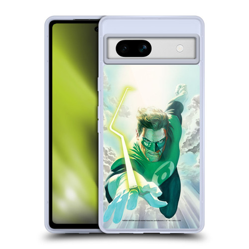 Green Lantern DC Comics Comic Book Covers Flight Soft Gel Case for Google Pixel 7a