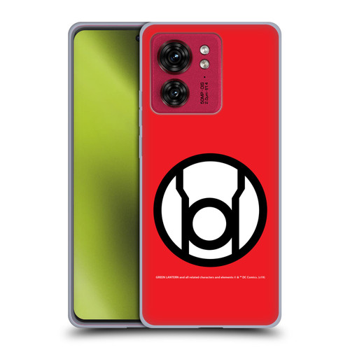 Green Lantern DC Comics Lantern Corps Red Soft Gel Case for Motorola Moto Edge 40