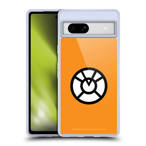 Green Lantern DC Comics Lantern Corps Orange Soft Gel Case for Google Pixel 7a