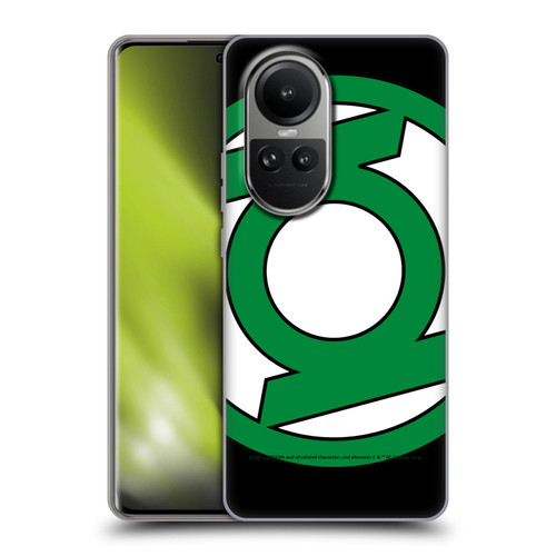 Green Lantern DC Comics Logos Oversized Soft Gel Case for OPPO Reno10 5G / Reno10 Pro 5G