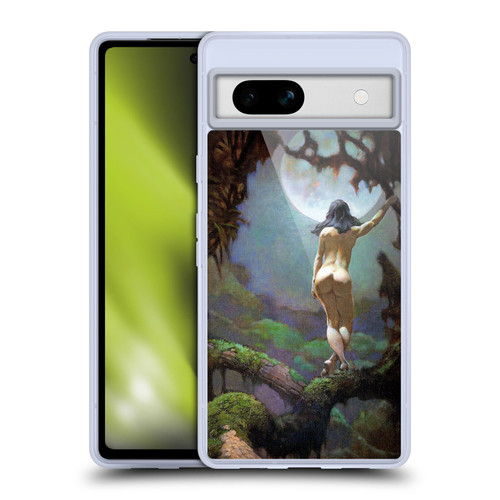 Frank Frazetta Fantasy Moons Rapture Soft Gel Case for Google Pixel 7a