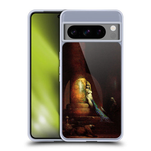 Frank Frazetta Fantasy Egyptian Queen Soft Gel Case for Google Pixel 8 Pro