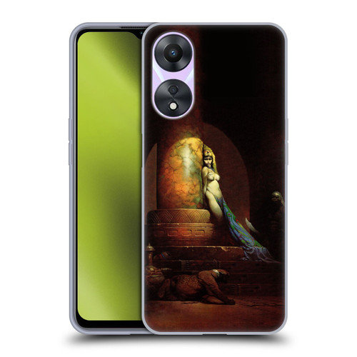 Frank Frazetta Fantasy Egyptian Queen Soft Gel Case for OPPO A78 4G