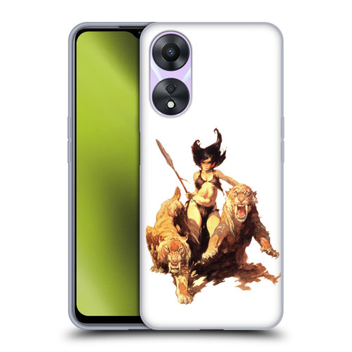 Frank Frazetta Fantasy The Huntress Soft Gel Case for OPPO A78 4G