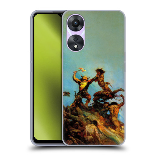 Frank Frazetta Fantasy Indomitable Soft Gel Case for OPPO A78 5G