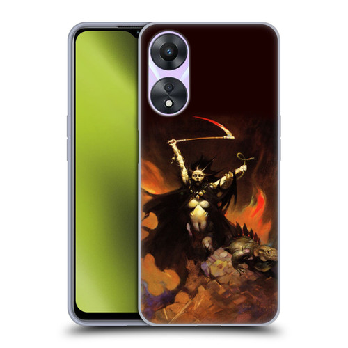 Frank Frazetta Fantasy Woman With A Scythe Soft Gel Case for OPPO A78 4G