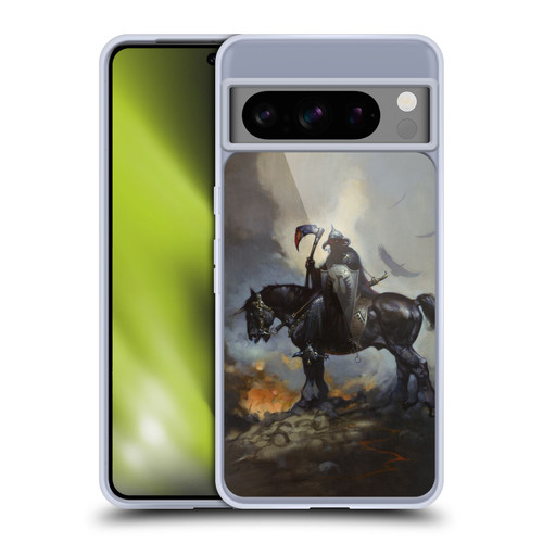 Frank Frazetta Medieval Fantasy Death Dealer Soft Gel Case for Google Pixel 8 Pro
