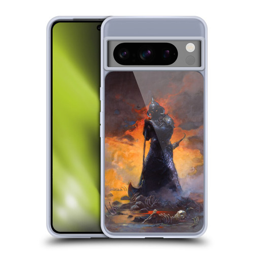 Frank Frazetta Medieval Fantasy Death Dealer 3 Soft Gel Case for Google Pixel 8 Pro