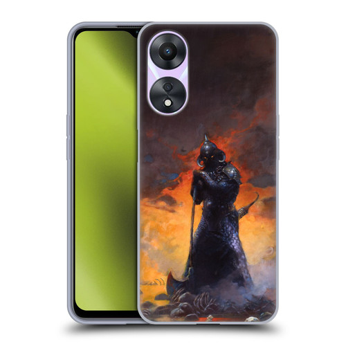 Frank Frazetta Medieval Fantasy Death Dealer 3 Soft Gel Case for OPPO A78 4G