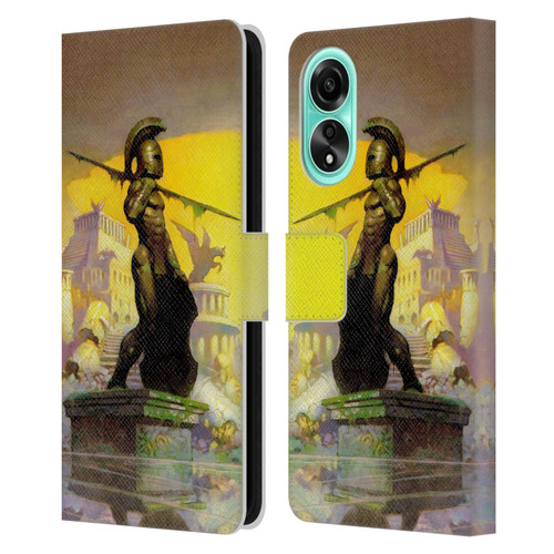 Frank Frazetta Fantasy Atlantis Leather Book Wallet Case Cover For OPPO A78 4G