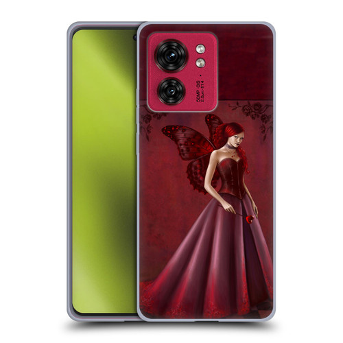 Rachel Anderson Fairies Queen Of Hearts Soft Gel Case for Motorola Moto Edge 40