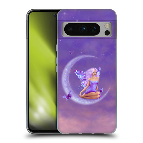 Rachel Anderson Pixies Lavender Moon Soft Gel Case for Google Pixel 8 Pro