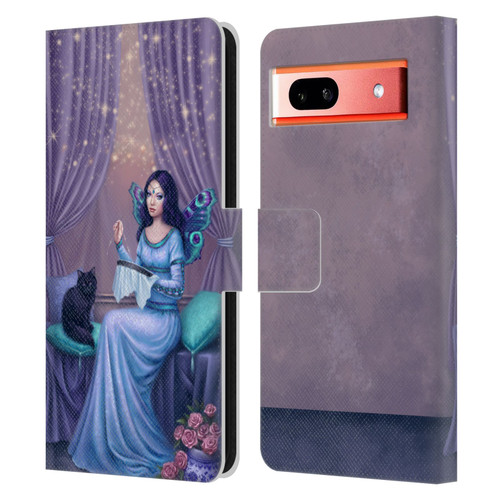 Rachel Anderson Fairies Ariadne Leather Book Wallet Case Cover For Google Pixel 7a