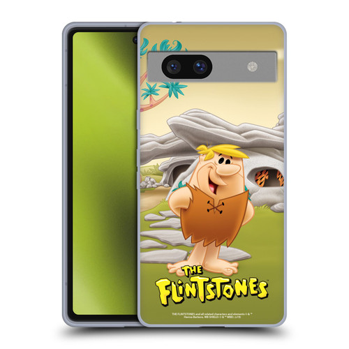 The Flintstones Characters Barney Rubble Soft Gel Case for Google Pixel 7a