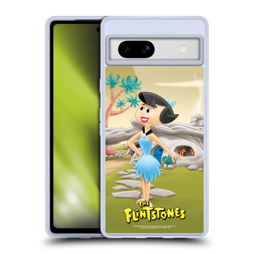 The Flintstones Characters Betty Rubble Soft Gel Case for Google Pixel 7a