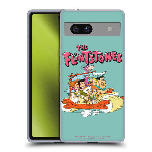 The Flintstones Graphics Family Soft Gel Case for Google Pixel 7a