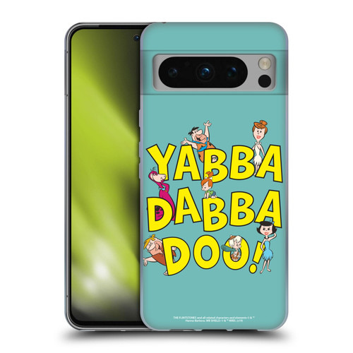 The Flintstones Graphics Yabba-Dabba-Doo Soft Gel Case for Google Pixel 8 Pro