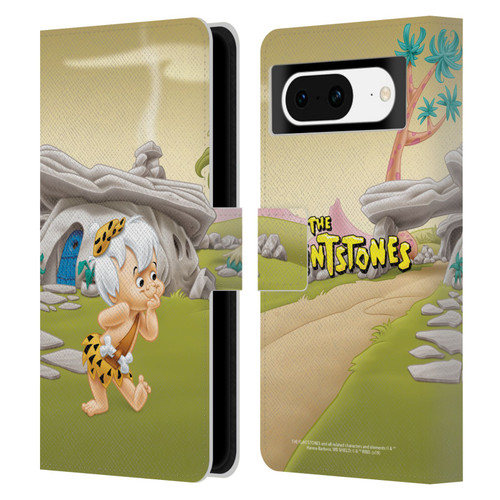 The Flintstones Characters Bambam Rubble Leather Book Wallet Case Cover For Google Pixel 8