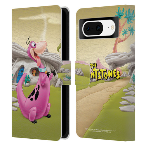 The Flintstones Characters Dino Leather Book Wallet Case Cover For Google Pixel 8