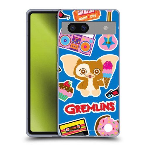 Gremlins Graphics Sticker Print Soft Gel Case for Google Pixel 7a
