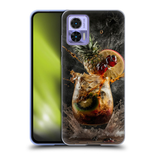 Spacescapes Cocktails Exploding Mai Tai Soft Gel Case for Motorola Edge 30 Neo 5G